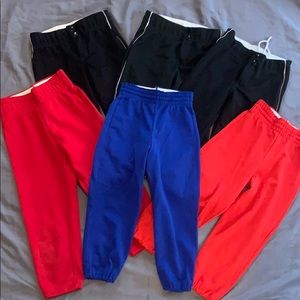 6 pairs YOUTH small base/softball practice pants